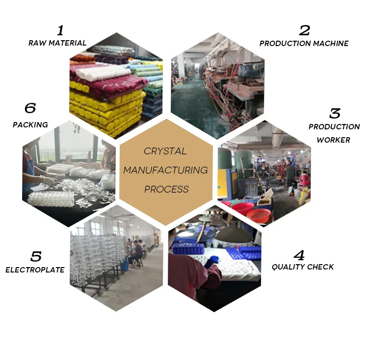 Good Quality Crystal Clear Square Pendants for Luxurious Home/Hotel Chandelier