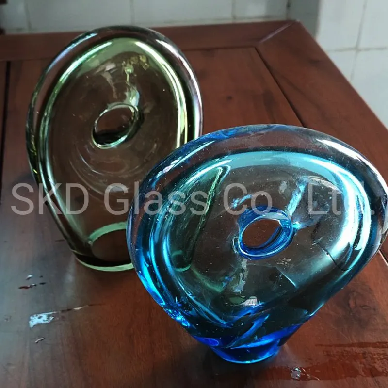 Handblown Natural Colors Decorative Glass for Pendant Lights Hotel Lobby Project Lighting