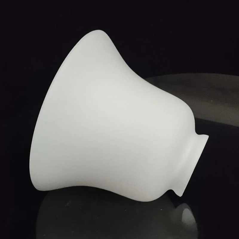 Handblown Opalwhite Bell Glass Lamp Shade Chandelier Lamp Replacement
