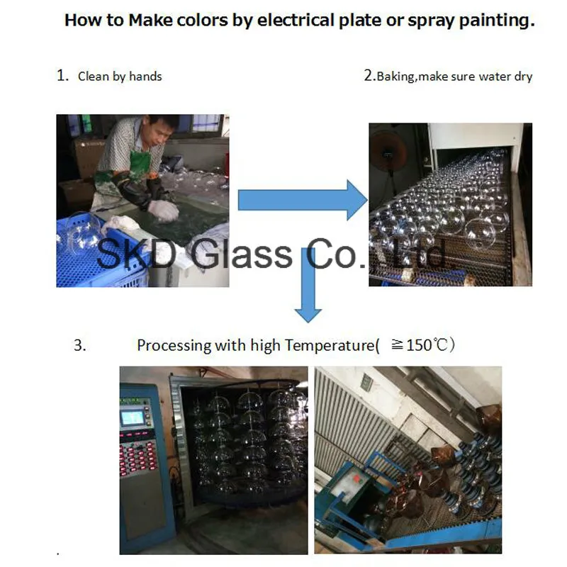 Handblown Stone Decorative Glass for Pendant Lamp