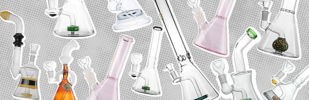 Heady Glass Hookah Straight Pipe