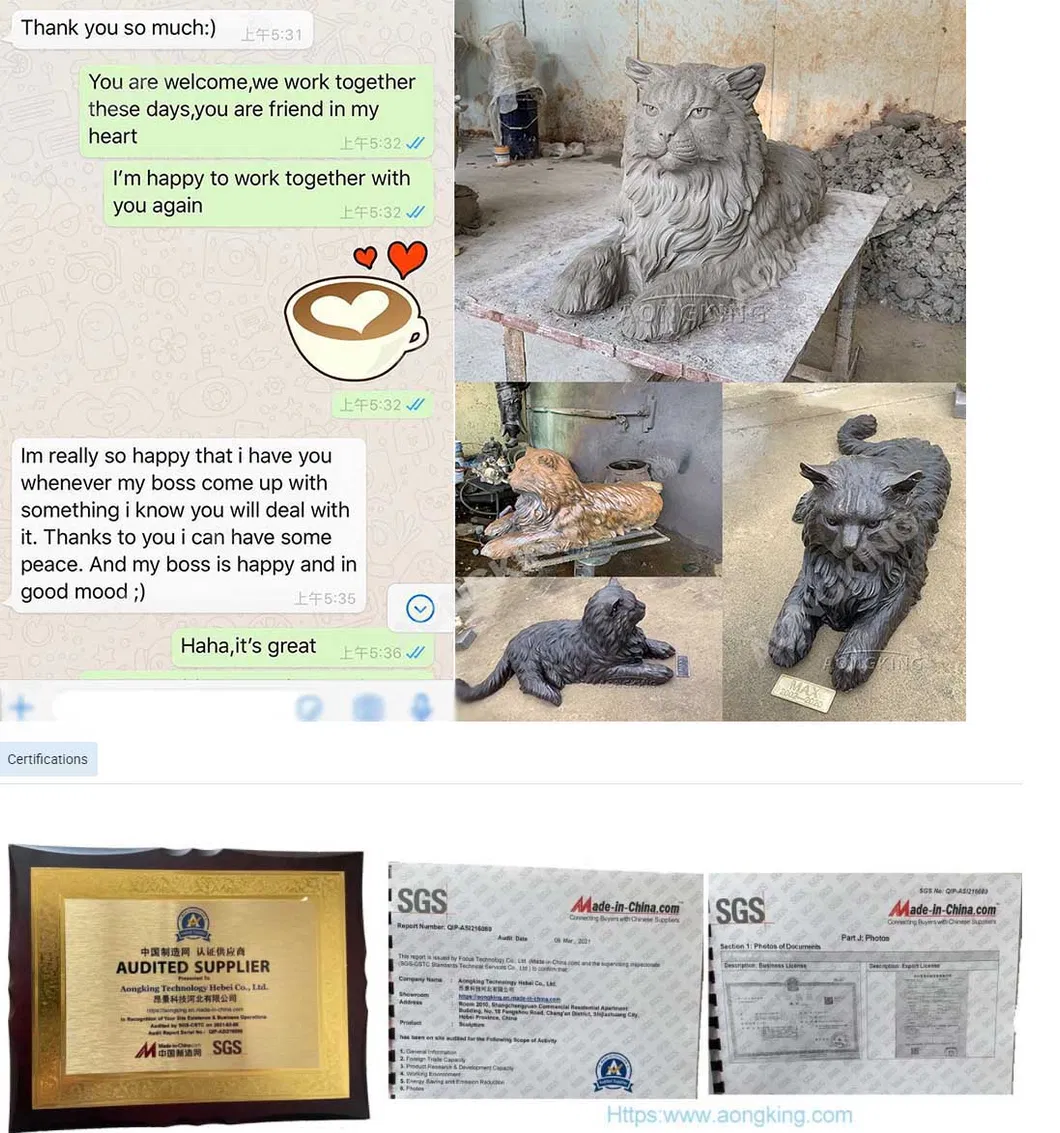 Hebei Manufacturer Supply Bronze Lying Hippo Statue as Chair in The Park