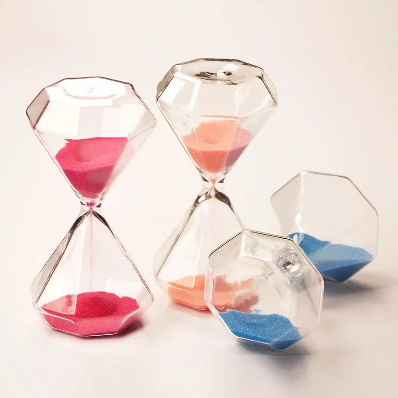 High Borosilicate Decorative Promotional Gift Table Clock Hourglass Sand Timer with Different Size