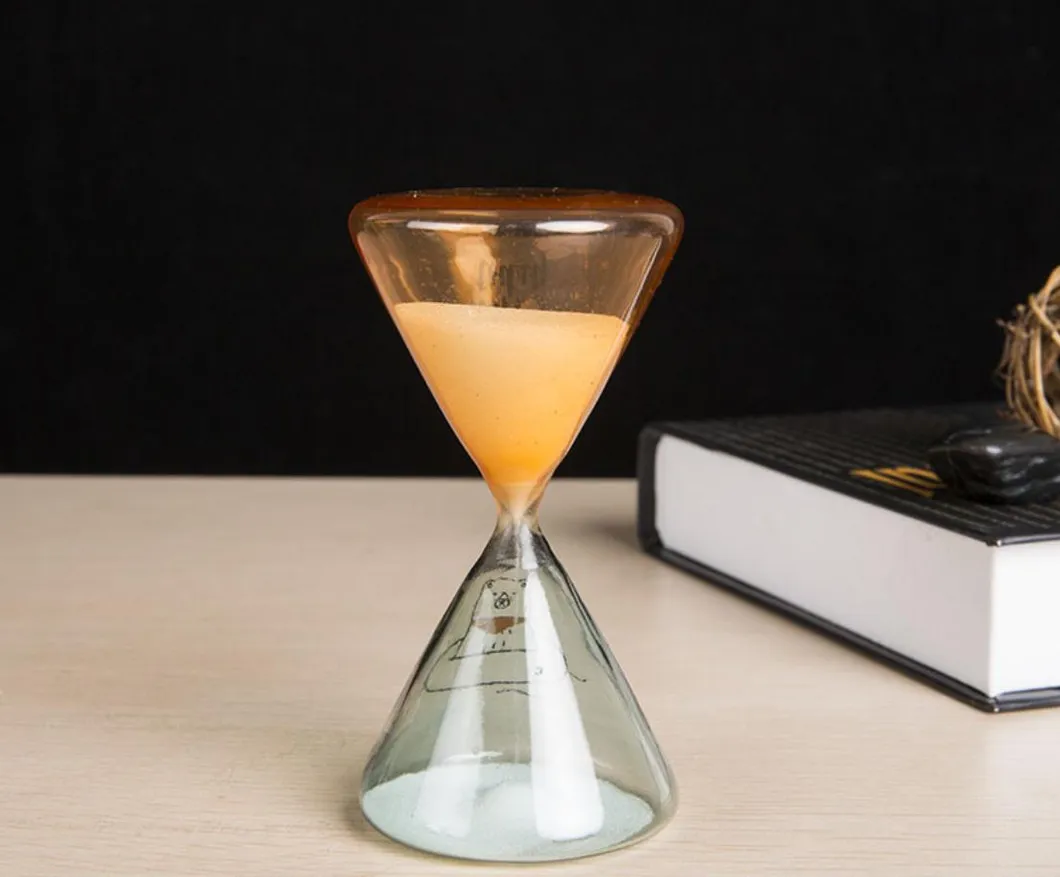 High Borosilicate Decorative Promotional Gift Table Clock Hourglass Sand Timer with Different Size
