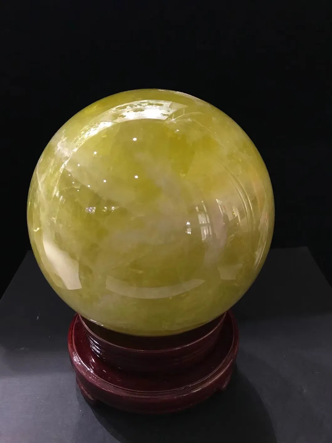 High Quality Citrine Sphere Ball Orb China Natural Crystal