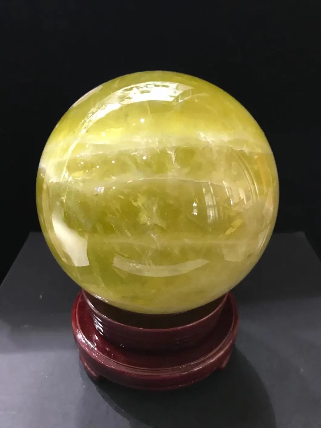 High Quality Citrine Sphere Ball Orb China Natural Crystal