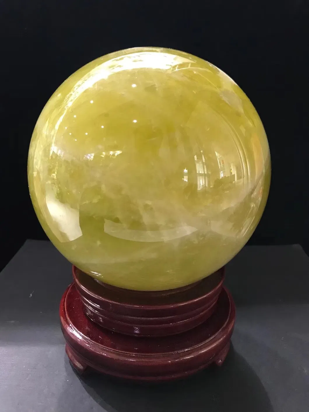 High Quality Citrine Sphere Ball Orb China Natural Crystal