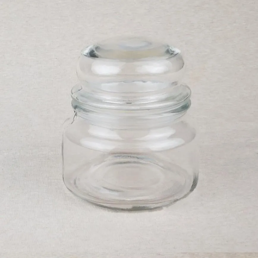 High Quality Clear Empty Candle Glass Holder 10 Oz Candle Jar with Glass Lid