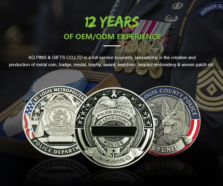 High Quality Stamping Gold Souvenir Award Coin Badge Collection Design (coin-120)