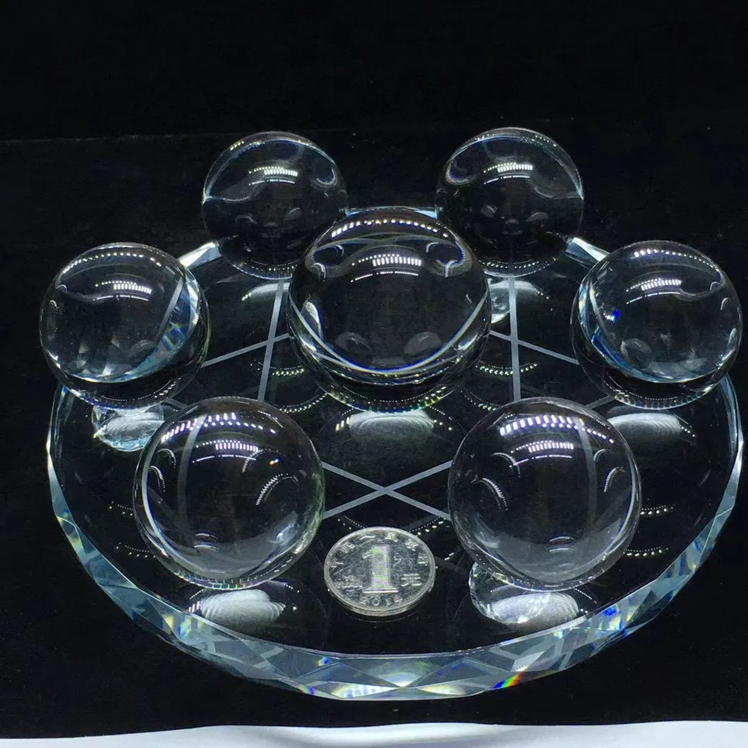 High Quality Transparent Seven Star Array Natural Crystal