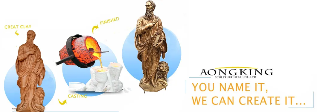 Historical Thinker Sculptures Brass Thinker Statue