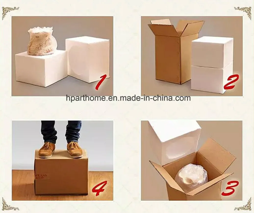 Home Accent Gold Arowana Resin Figurine for Your Home Decoration