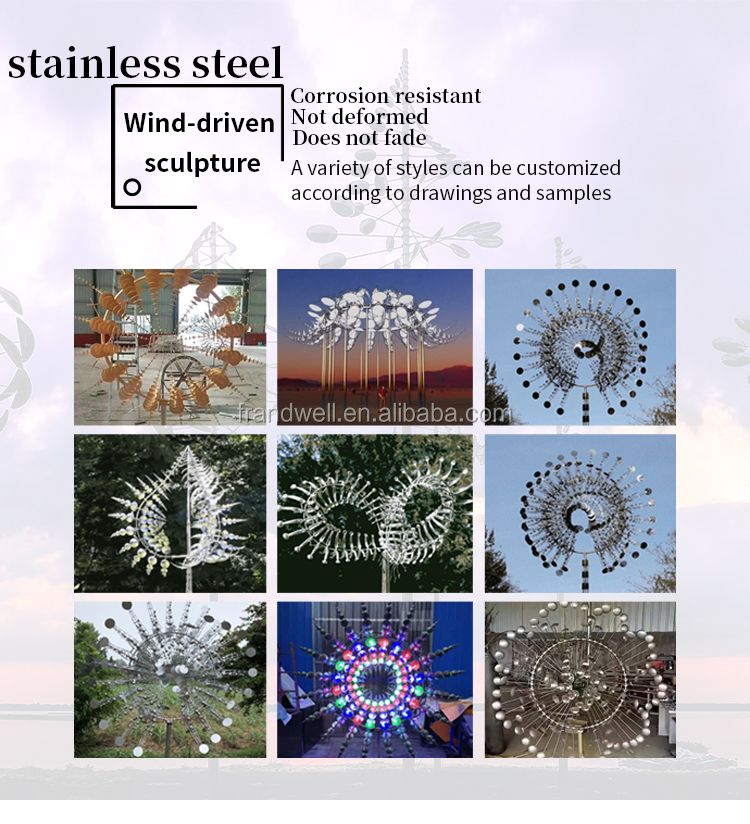 Home Decoration Metal Stainless Steel Wind Sculptures for Sale