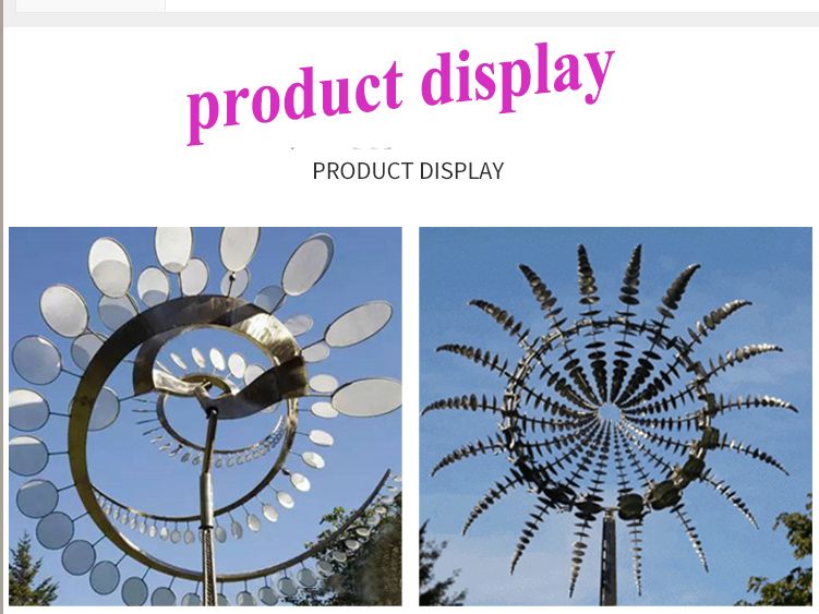 Home Decoration Metal Stainless Steel Wind Sculptures for Sale