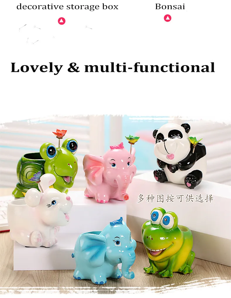 Kawaii Cartoon Animals Multi Function Elephant Bunny Tortosie