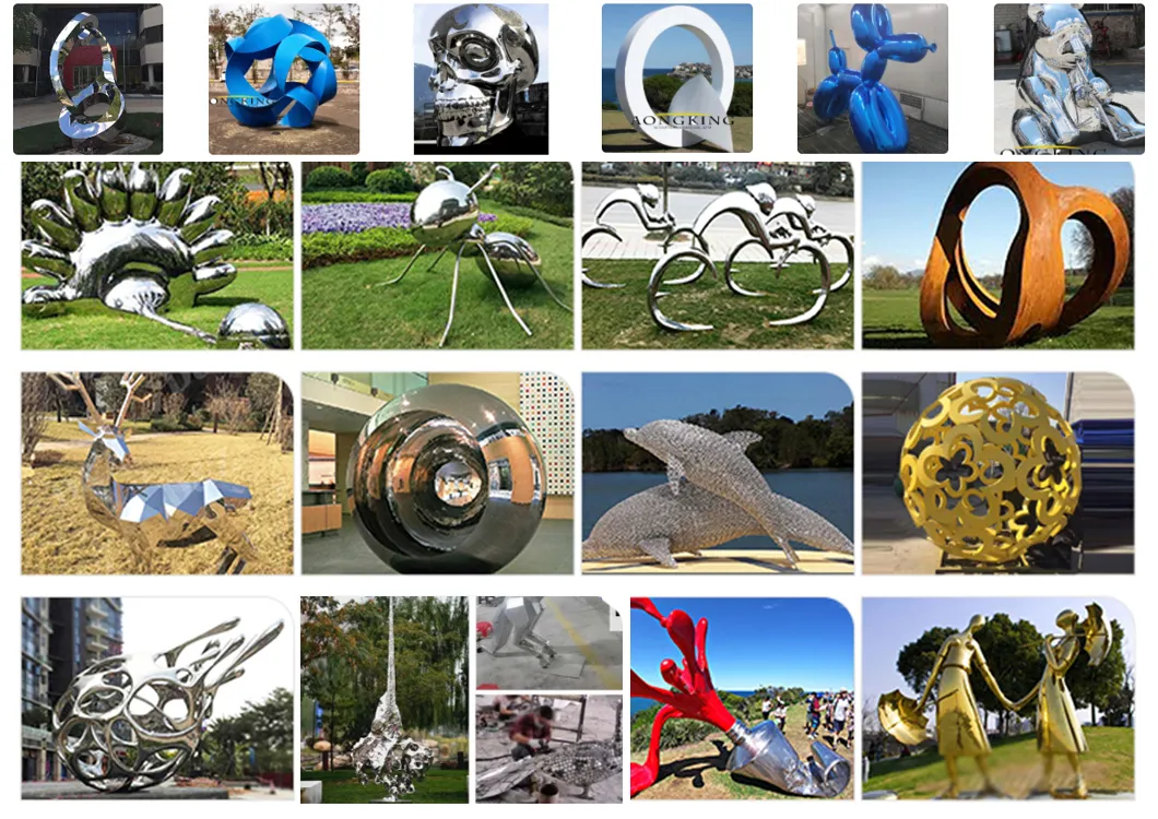 Landmark Large Public Stainelss Steel Abstract Flower Stainless Steel Sculpture