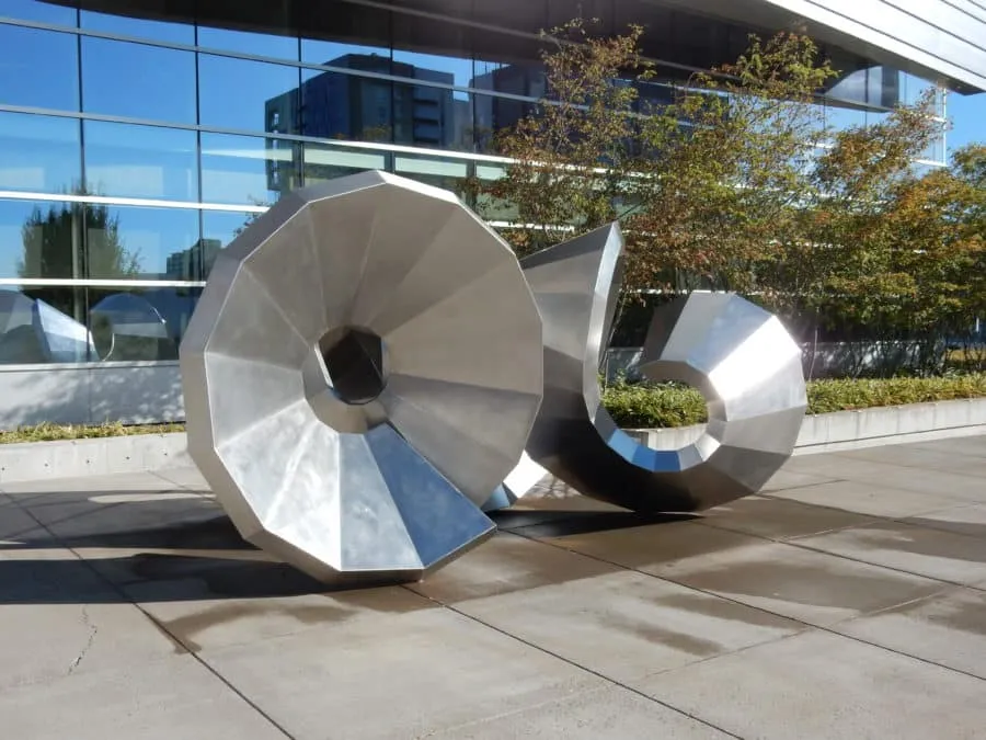 Large Popular Stainless Steel Abstract Ball Sculpture Statue Sphere for Garden