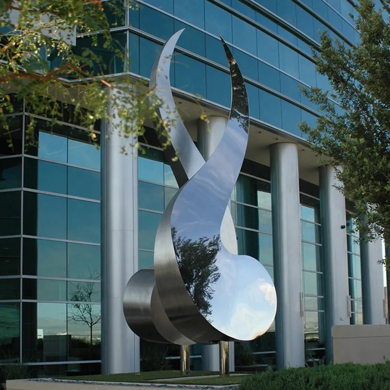 Large Popular Stainless Steel Abstract Ball Sculpture Statue Sphere for Garden
