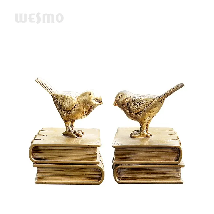 Luxury Bookend Set Home Decor Polyresin Craft