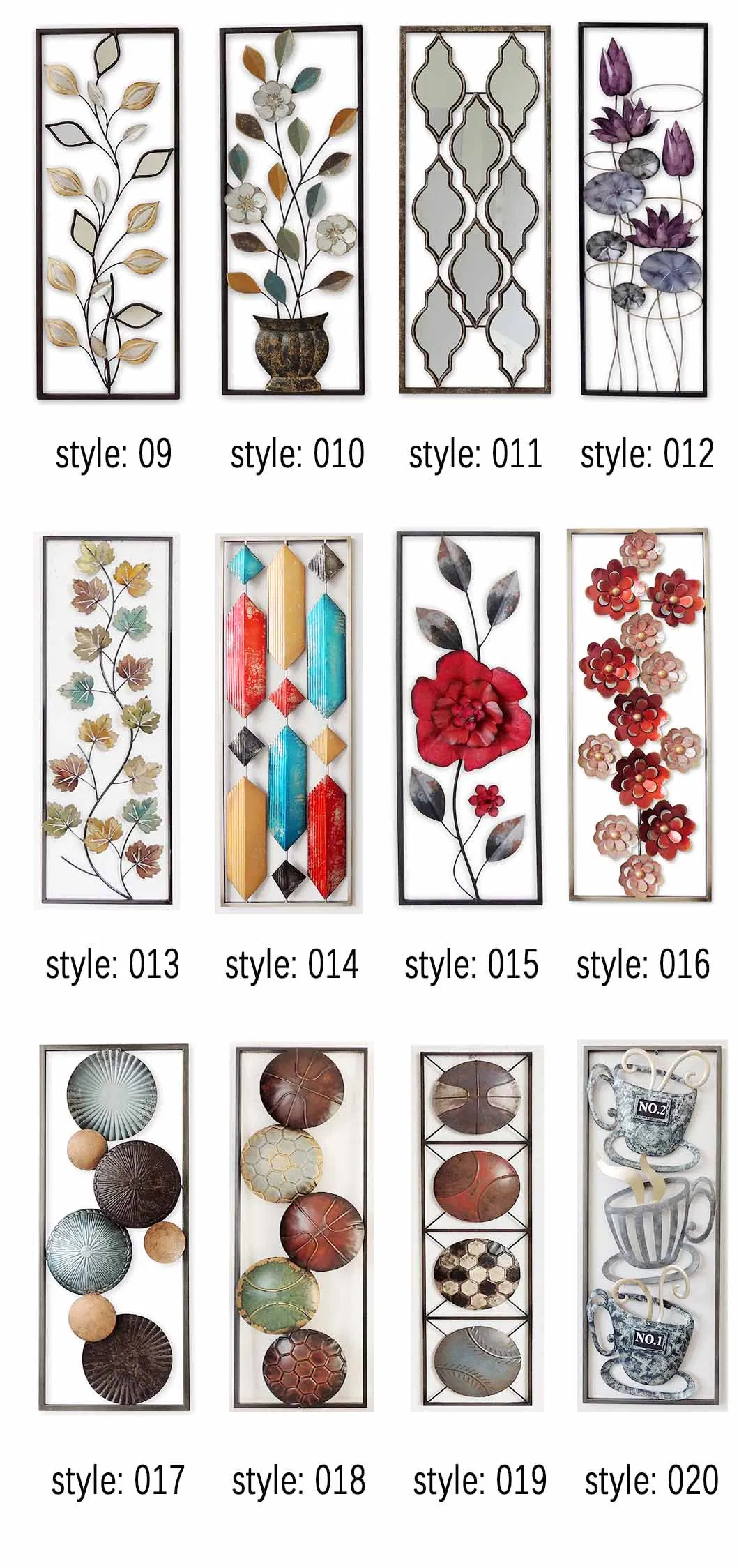 Metal Wall Decoration with Customized