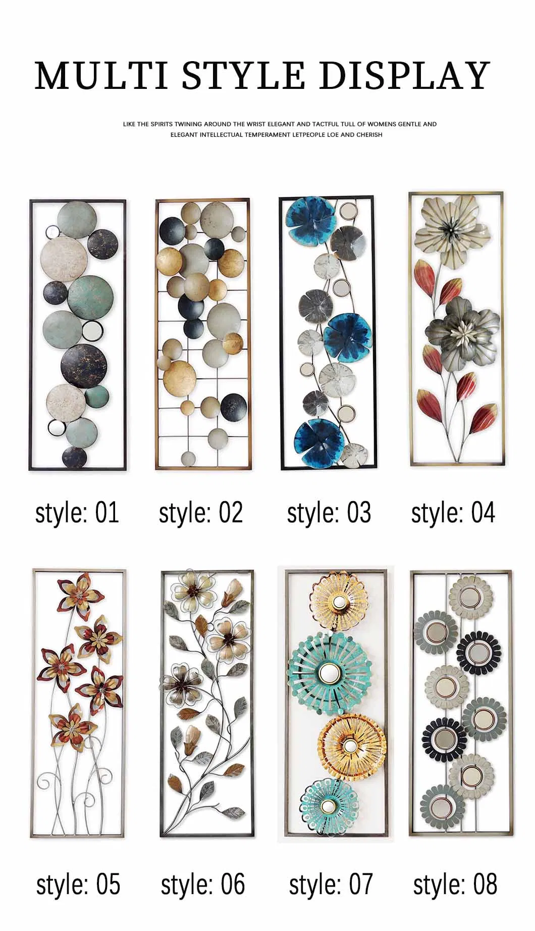 Metal Wall Decoration with Customized