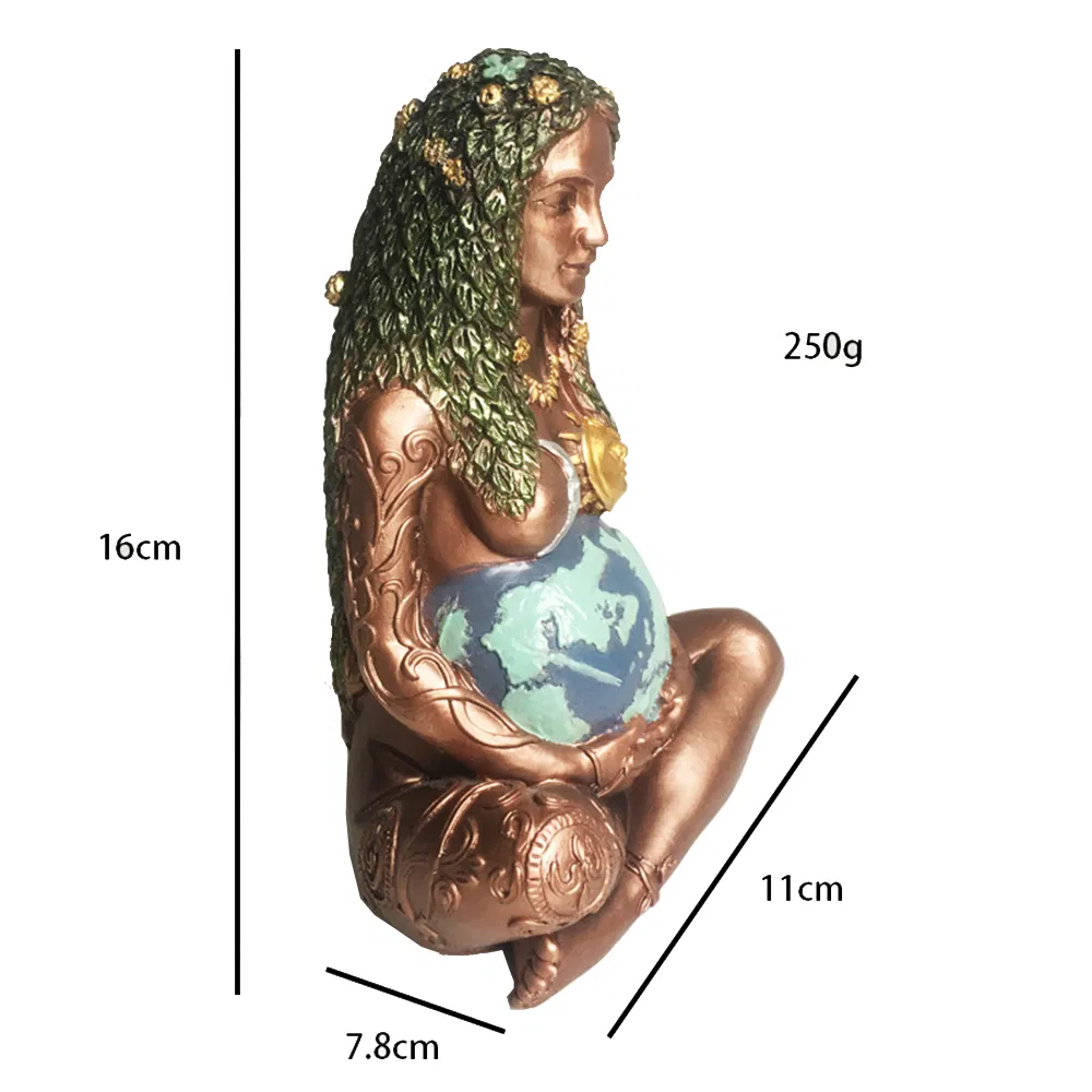 Millennium Gaia Statue Mother Earth Art Statue Goddess Suitable as a Gift for Pregnant Women or Mothers