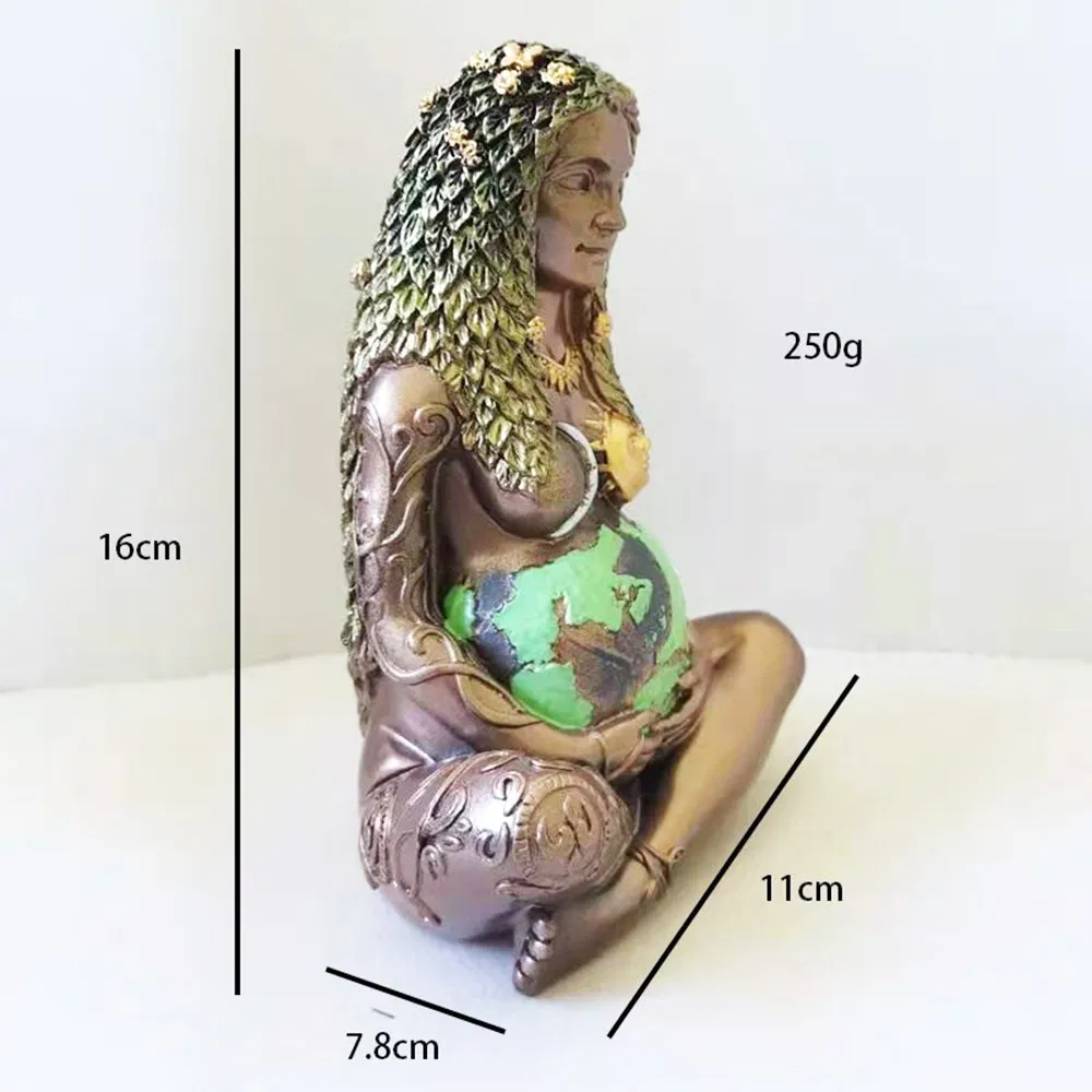 Millennium Gaia Statue Mother Earth Art Statue Goddess Suitable as a Gift for Pregnant Women or Mothers
