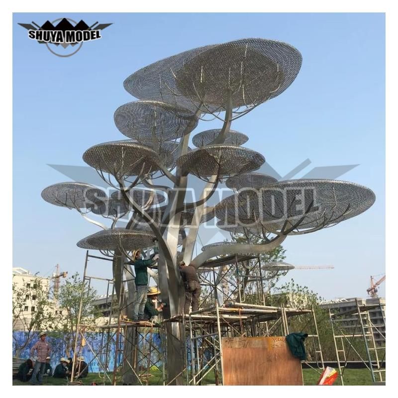 Mirror Polished Decoration Man Push Ball Round Stainless Steel Sphere Sculpture
