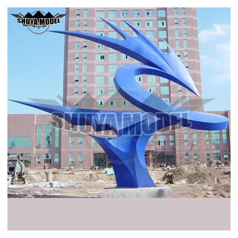 Mirror Polished Decoration Man Push Ball Round Stainless Steel Sphere Sculpture