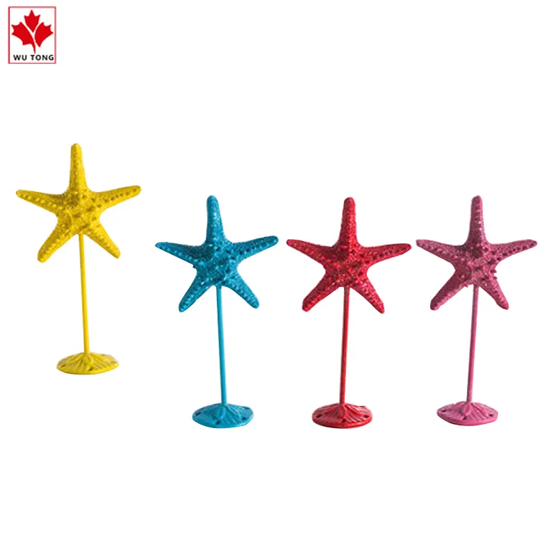 Mixed Color Custom Resin Finger Starfish for Home Decoration
