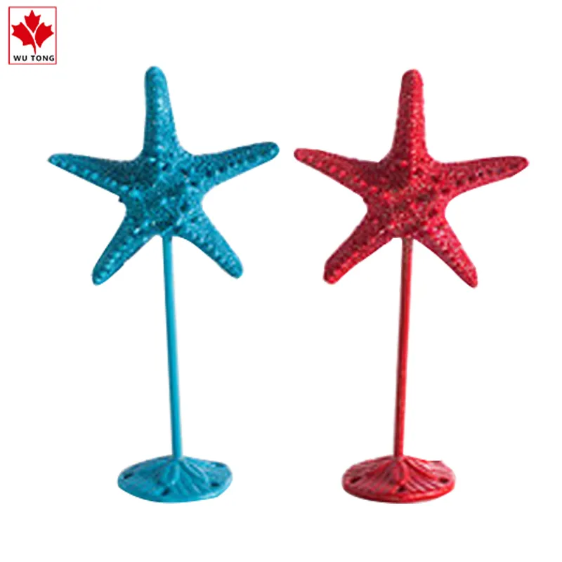 Mixed Color Custom Resin Finger Starfish for Home Decoration