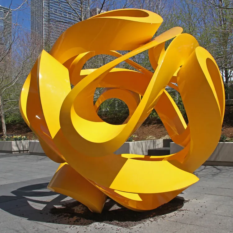 Modern Large Stainless Steel Hollow Sphere Sculpture for Garden Decoration Ball Statue