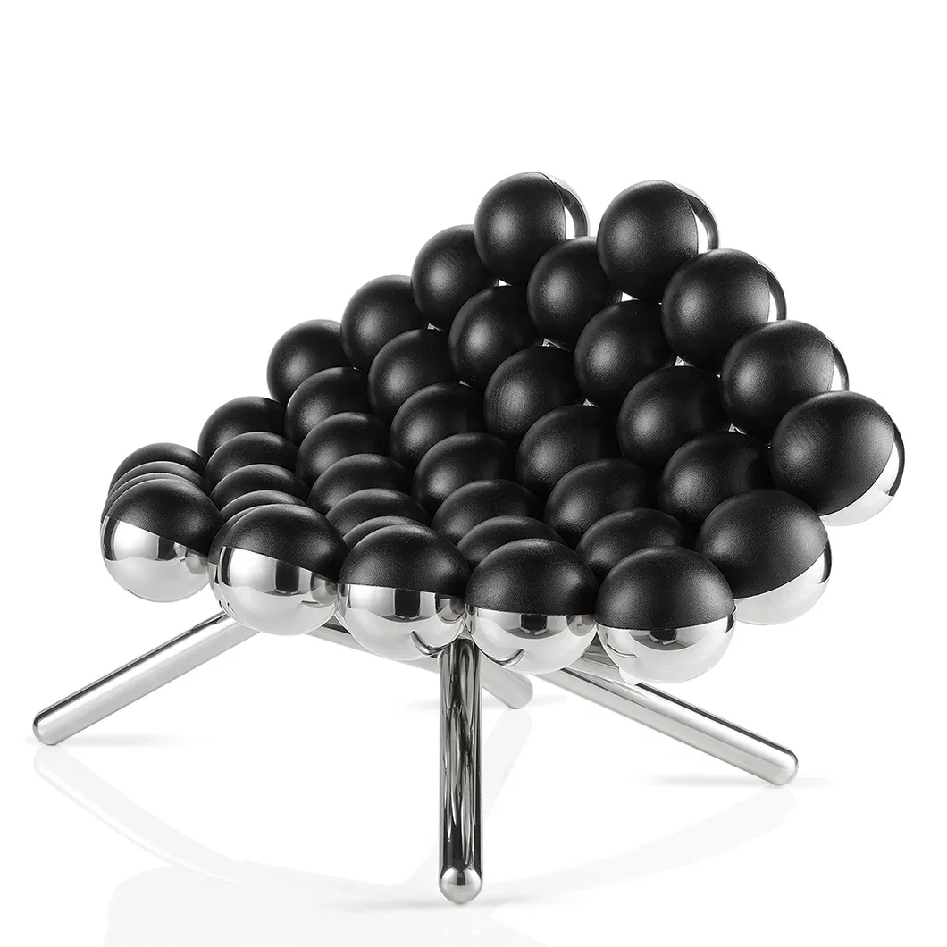 Modern Stainless Steel Ball Sculpture Sphere Bubble Art Furniture for Decoration
