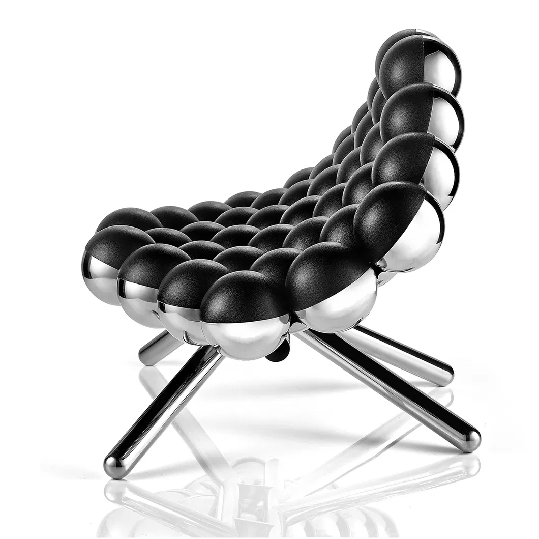 Modern Stainless Steel Ball Sculpture Sphere Bubble Art Furniture for Decoration