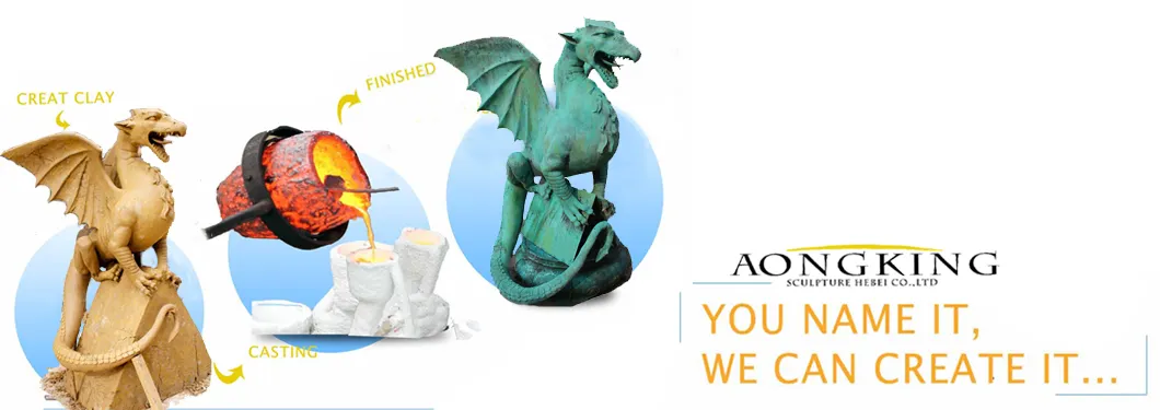 Mountain Ancient Bronze Wolf Dog Animal Bronze Statue