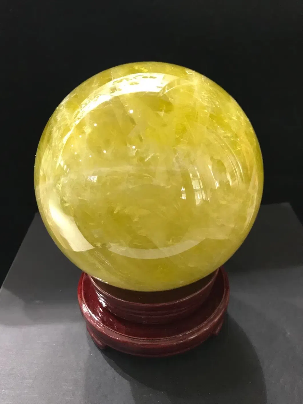 Natural Citrine Ball Citrine Sphere Crystal Orb China Natural Crystal