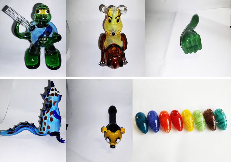 New Hand Heady Smoking Glass Water Pipe