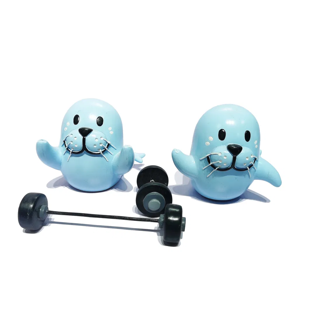 New Kawaii 3D Sea Lion Ornament Figurine Garden Fairy Decor Cartoon Animal