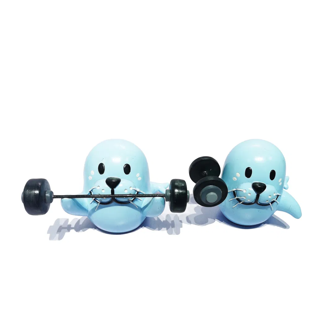 New Kawaii 3D Sea Lion Ornament Figurine Garden Fairy Decor Cartoon Animal