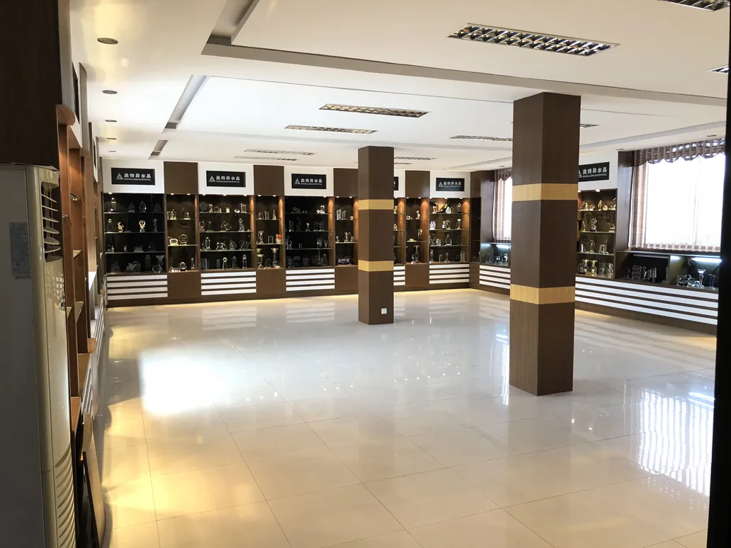 Crystal Glass Gem Cylindrical Prize Plated Color