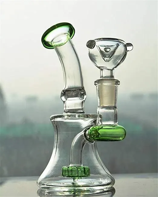 Newest Hot Unique Glass Water Beaker Water Pipe Handmade Painting Waterpipes Wholesale Beaker