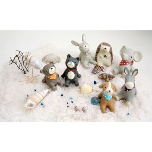 Novelty Resin Mini Animal Figurines Figure Japan Cartoon Animals Home Decor Gift