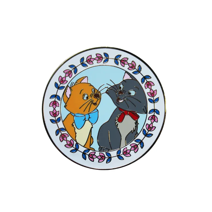 OEM Promotional High Quality Gold Metal Plating Cute Hard Enamel Pin