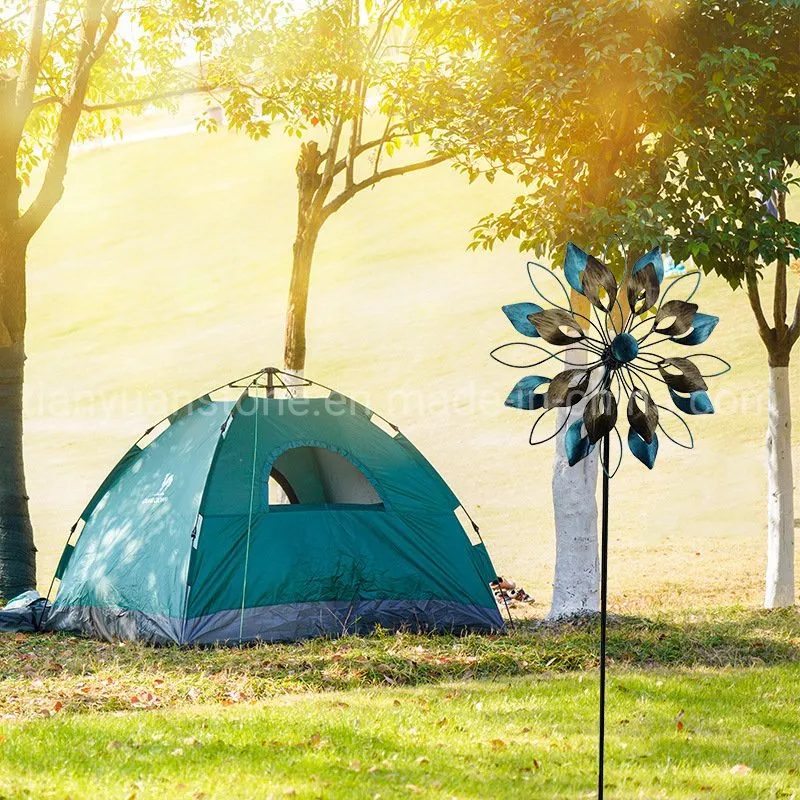 Outdoor Kinetic Metal Garden Windmill