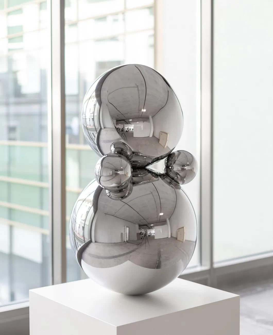 Outdoor or Indoor Decoration Sphere Sculpture Stainless Steel Balls Desk Ornament