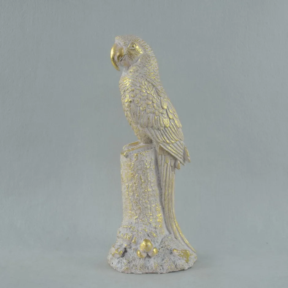 Owl Figurine Home Statue Resin Jewelry Box, Polyresin Owl/Parrot Sculpture Jewelry Box