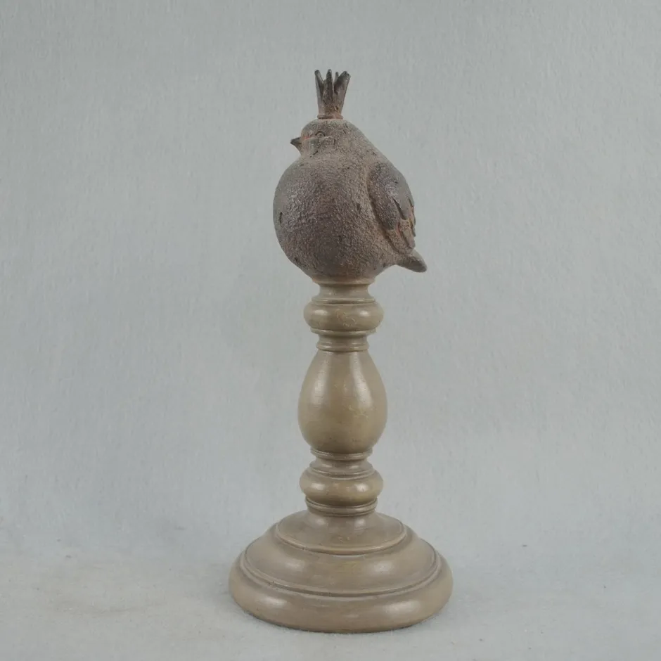 Owl Figurine Home Statue Resin Jewelry Box, Polyresin Owl/Parrot Sculpture Jewelry Box