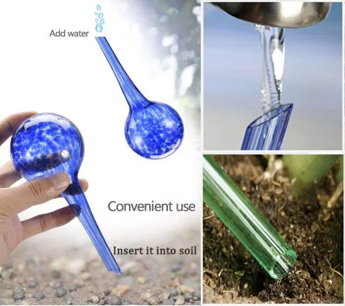 Plant Watering Bulbs Globes Glass bulb Balls for Indoor Outdoor Plants, Bonsai Potted Flowers