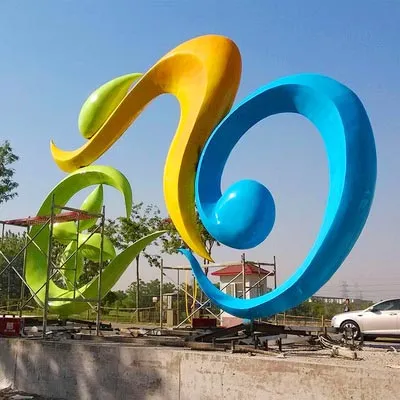 Popular Landscape Sculpture Metal Stainless Steel Sculptures for City Central Decoration