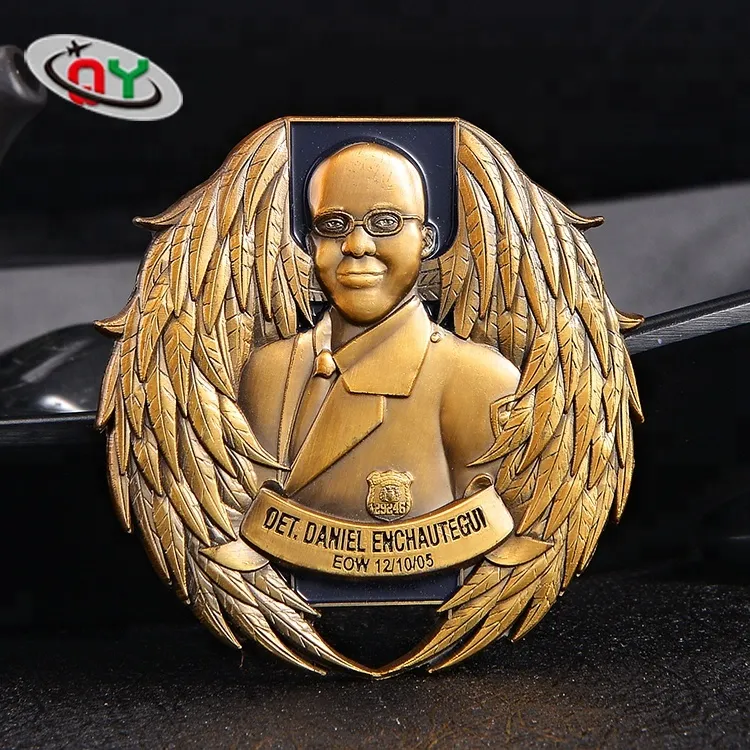 Promotional Cheap Custom Engraved Coin Armor of God 3D Challenge Coins For Sale